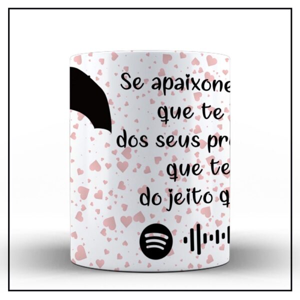 Caneca de Cerâmica Dia dos Namorados Spotify Musical 12 - Image 3