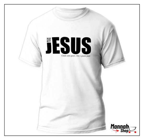 Camiseta Jesus QR